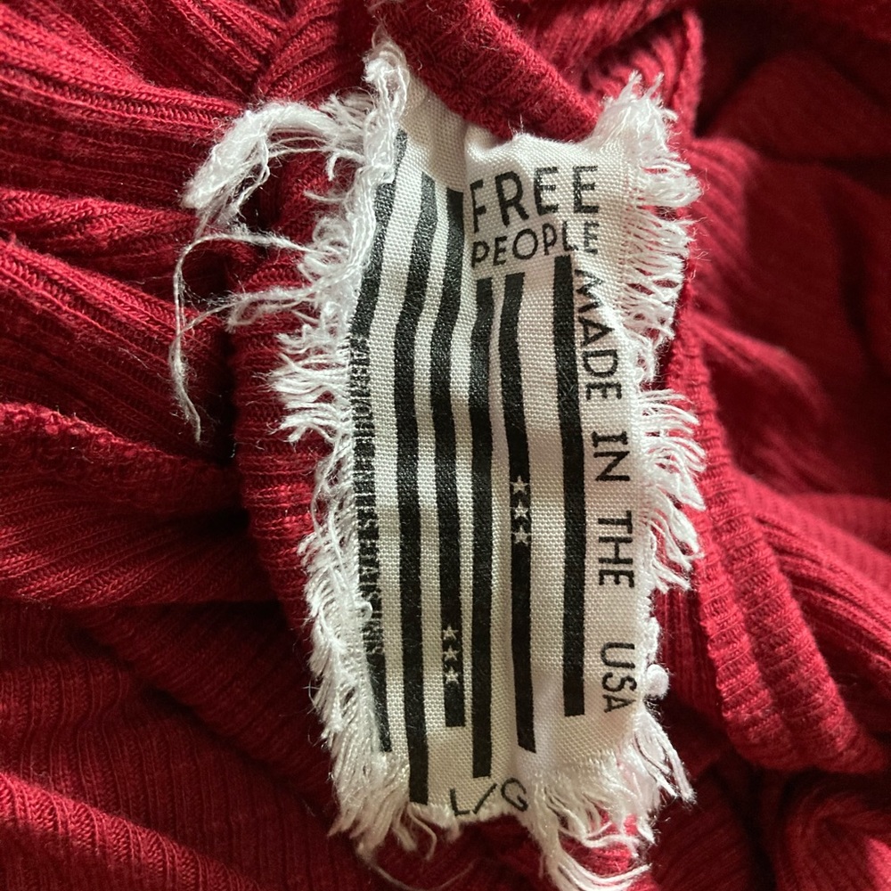 Free People Red Tank